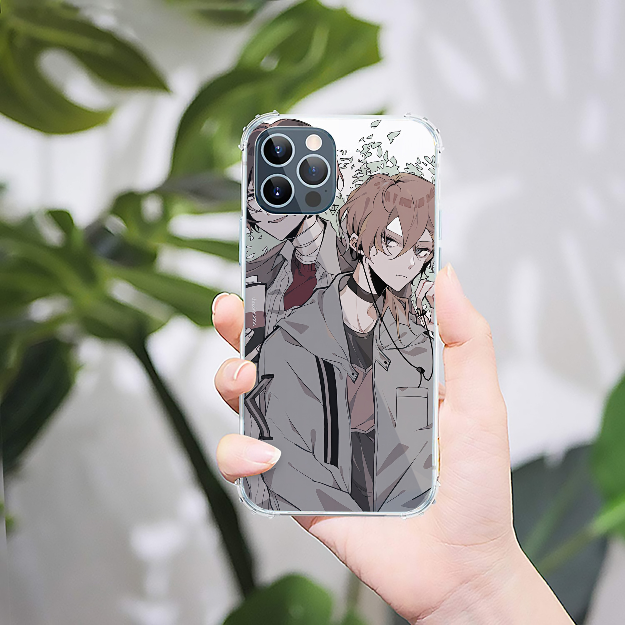（画像用） 文豪ストレイドッグス Bungo Stray Dogs 【iPhone 12シリーズ対応】透明スマホケース（クリアソフトケース）